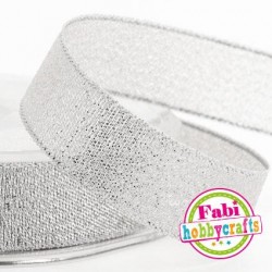 Κορδέλα Fabi Lurex 1cm x10m Ασημί